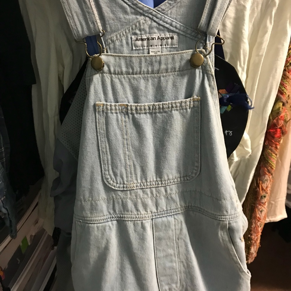 American Apparel Denim Overalls